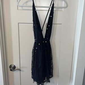 Sequined Party Romper